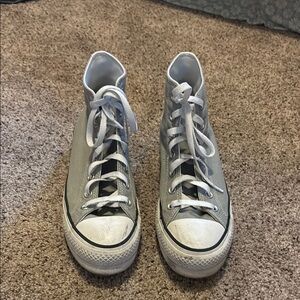 Converse Gray High-Top Sneakers